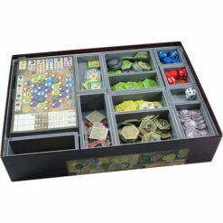 Box Insert: Castles Of Burgundy (Original, Anniversary, Card, & Dice) -MINIATURE MARKET Sales FDSCOBV2 3