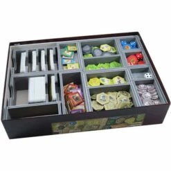 Box Insert: Castles Of Burgundy (Original, Anniversary, Card, & Dice) -MINIATURE MARKET Sales FDSCOBV2 4