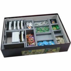 Box Insert: Castles Of Burgundy (Original, Anniversary, Card, & Dice) -MINIATURE MARKET Sales FDSCOBV2 5