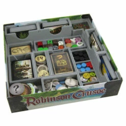 Box Insert: Robinson Crusoe & Voyage Of The Beagle Vol 1 Expansion -MINIATURE MARKET Sales FDSROB 3