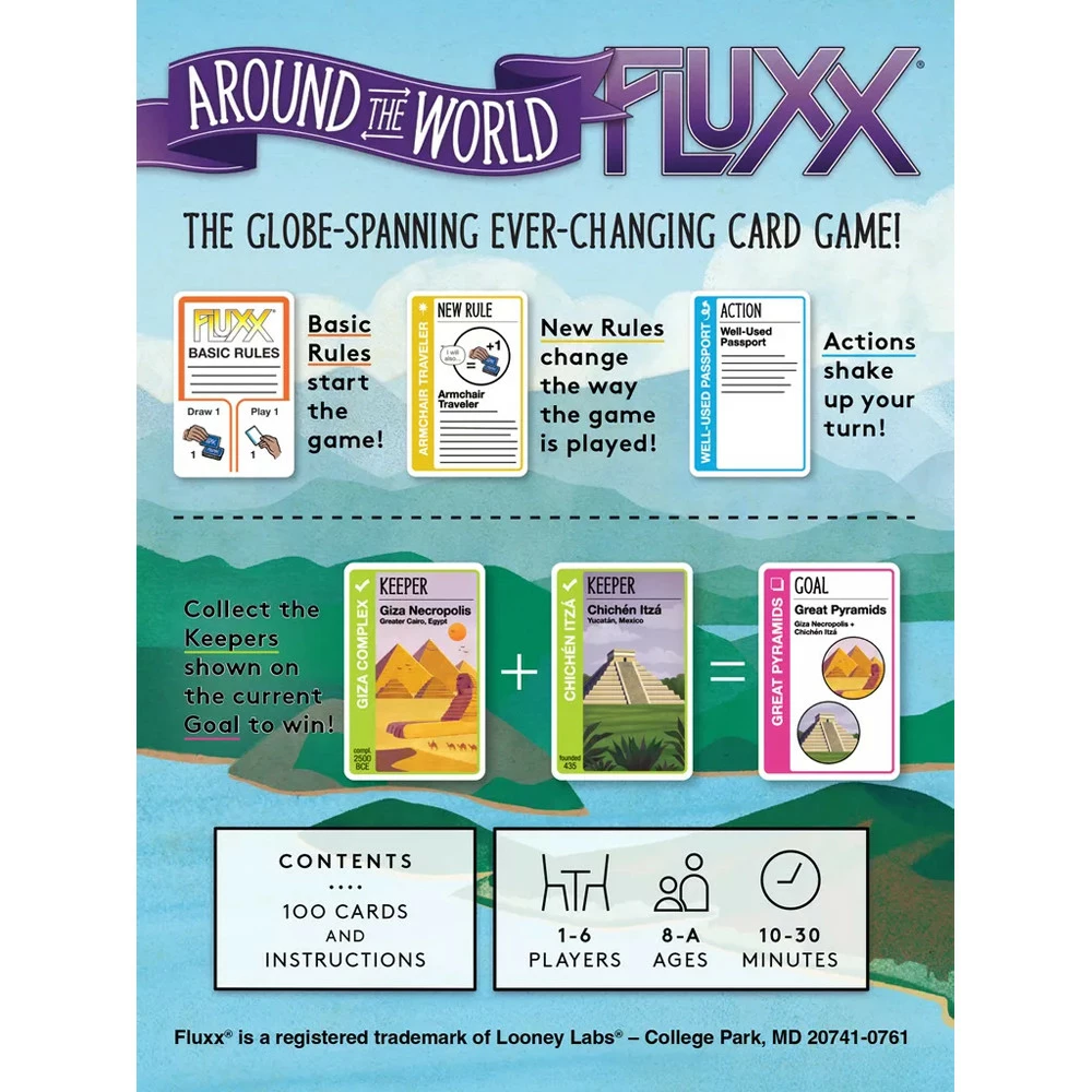 Around The World Fluxx 4 Around The World Fluxx - Image 2