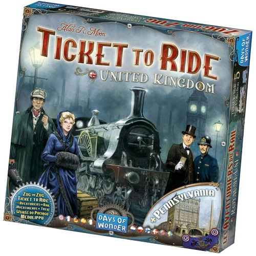 Days Of Wonder Ticket To Ride - Map Collection Volume 5: United Kingdom & Pennsylvania 3 Days Of Wonder Ticket To Ride - Map Collection Volume 5: United Kingdom & Pennsylvania