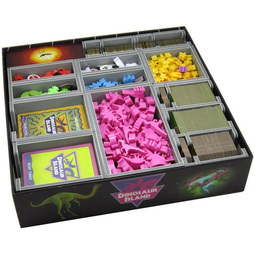 Box Insert: Dinosaur Island Core Or Totally Liquid Expansion (Standard Or X-treme Version) 3 Box Insert: Dinosaur Island Core Or Totally Liquid Expansion (Standard Or X-treme Version)