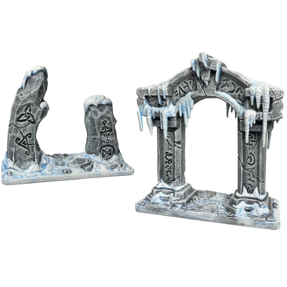 Shadows Of Brimstone: Gates Of Valhalla - Frozen Gates Terrain Set 4 Shadows Of Brimstone: Gates Of Valhalla - Frozen Gates Terrain Set - Image 2