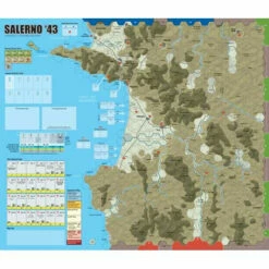 GMT Games Salerno '43: Mounted Map