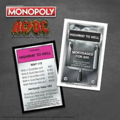 USAopoly Monopoly: AC/DC -MINIATURE MARKET Sales usomn151305 7