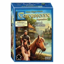 Z-Man Games Carcassonne: Expansion 1 - Inns & Cathedrals (New Edition)