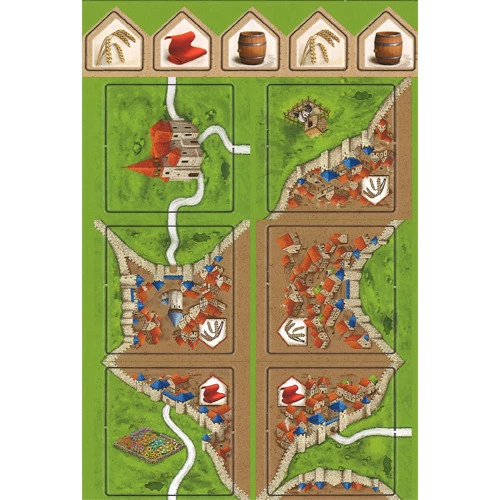 Z-Man Games Carcassonne: Expansion 2 - Traders & Builders Expansion (New Edition) 4 Z-Man Games Carcassonne: Expansion 2 - Traders & Builders Expansion (New Edition) - Image 2